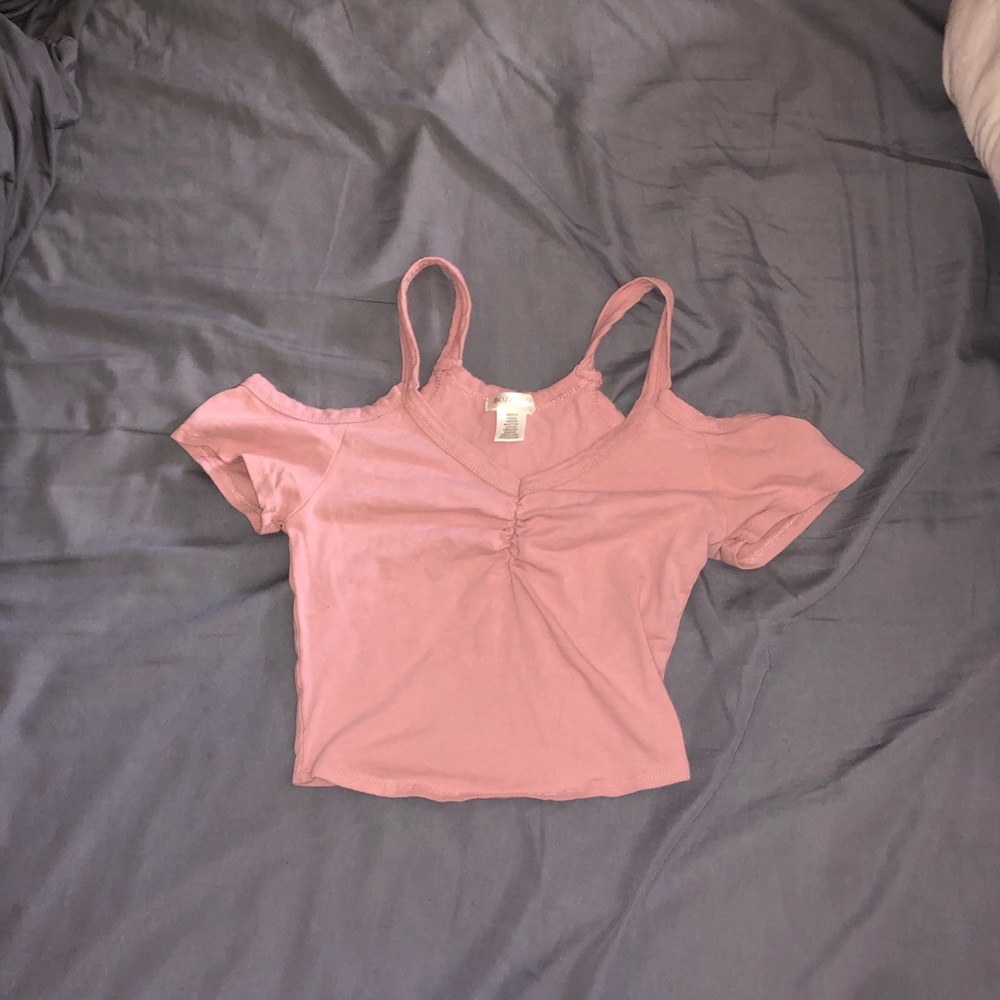 Pink crop top